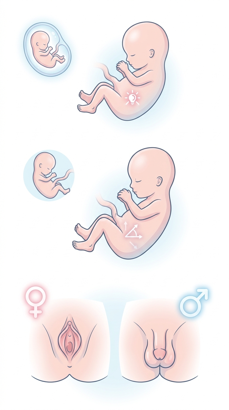 À quelle semaine peut-on connaître le sexe bébé à l'échographie ?